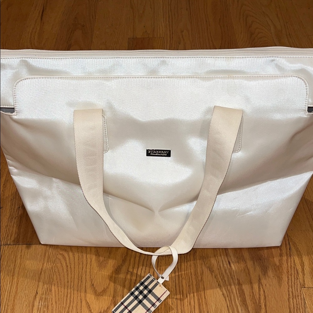 Burberry Fragrance Large Cream Tote Bag